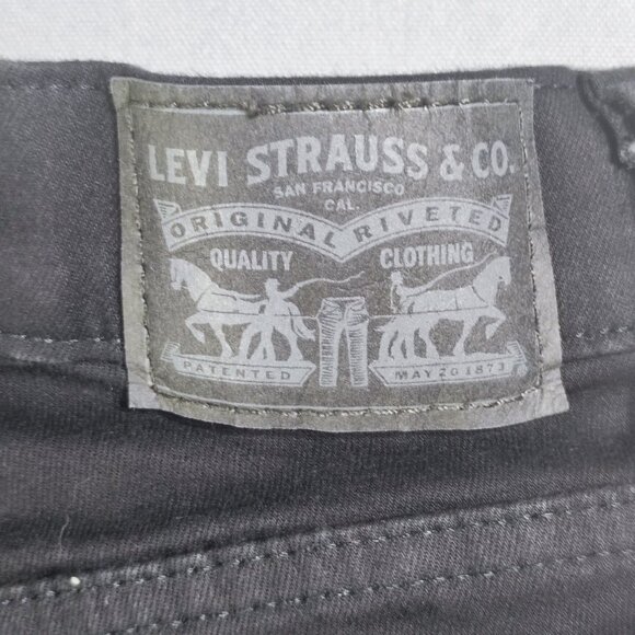 Levi's 311 shaping skinny women's size W26/L30 black high-rise stretch - Picture 5 of 14
